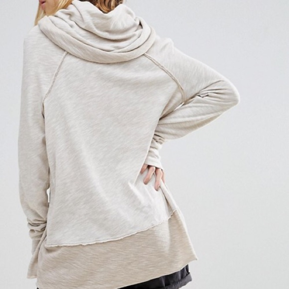 Oversized Cowl Neck Pullover TOP Sweater Tunic NEW - Picture 1 of 5